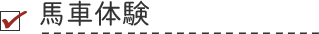 馬車体験